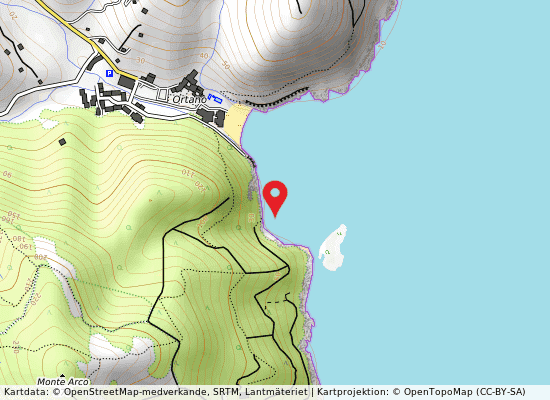 Spiaggia ortano på kartan