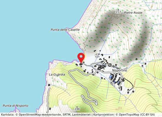 Loc. nisportino på kartan