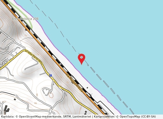 Soprapasso ff.ss. al km 242,8 ss.16 på kartan