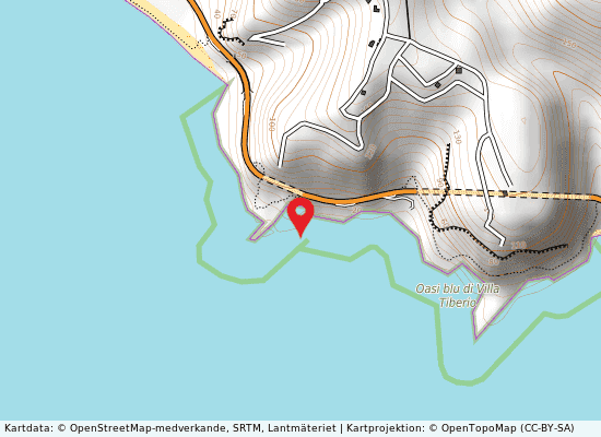 Dx torre capovento på kartan