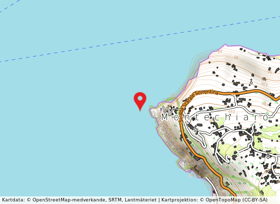 Punta gradelle  på kartan