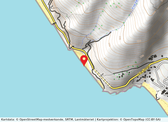 Cala finocchiara på kartan