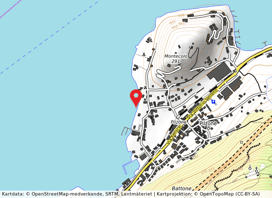Montecolo på kartan