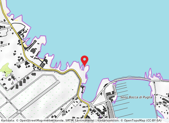 Materdomini - sc. fogna 500 mt sud på kartan