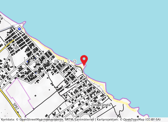 Lendinuso localita canuta på kartan