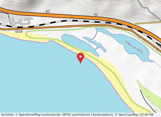 200 mt n casale på kartan