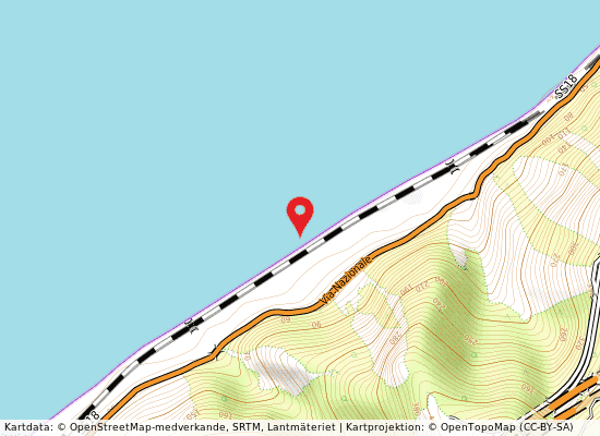 200 m s praialonga på kartan