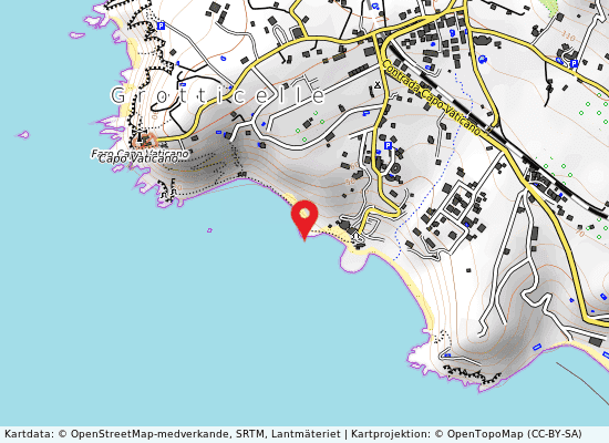 Grotticelle på kartan