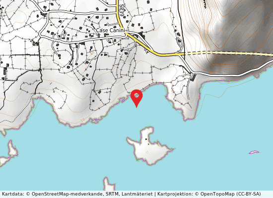 Cala pirreca på kartan