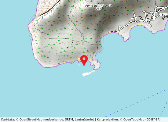 Panarea scalo bastimento villaggio preistorico på kartan