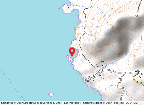 Lipari cala fico på kartan