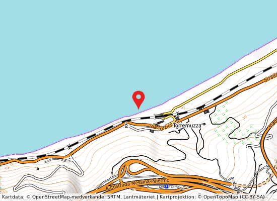 M 200 ovest depuratore torremuzza på kartan