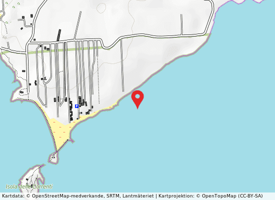 C/da guardiani a km. 1 nord is. correnti på kartan