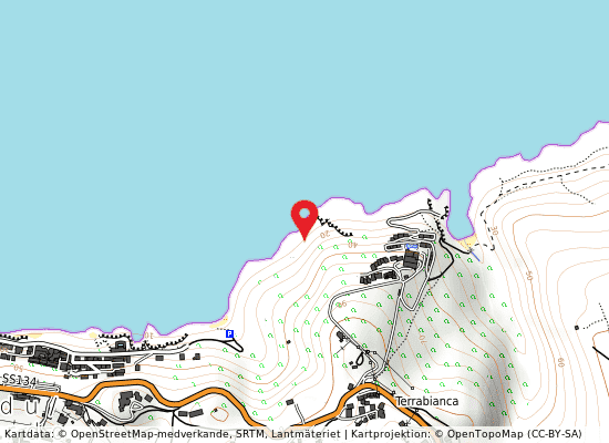 250 mt nord sc. 45 på kartan