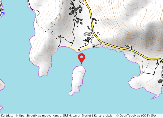 Malfatano spiaggia på kartan