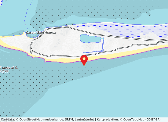 S. andrea sud-ovest på kartan