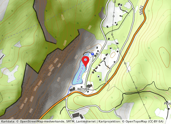 Spiaggia nembia på kartan