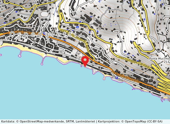 Rio carrubo på kartan