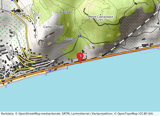 Conf. finale ligure på kartan