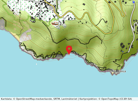 Cala marola på kartan