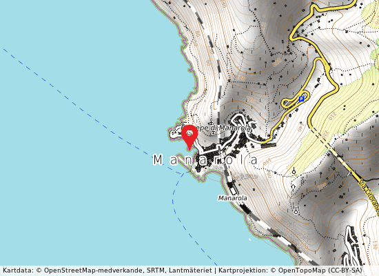 Manarola lo scalo på kartan